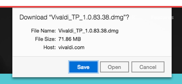Vivaldi – окно загрузки #1